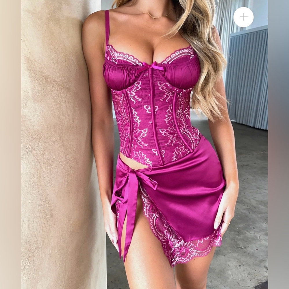 Plum Corset Dress